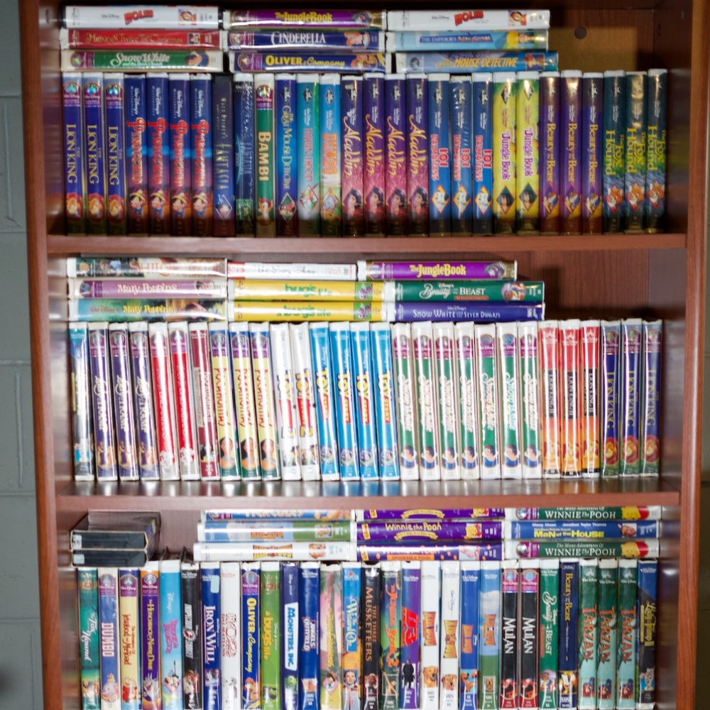 Huge Lot of 100+ Vintage Disney VHS Classics – Black Diamond Editions Included!